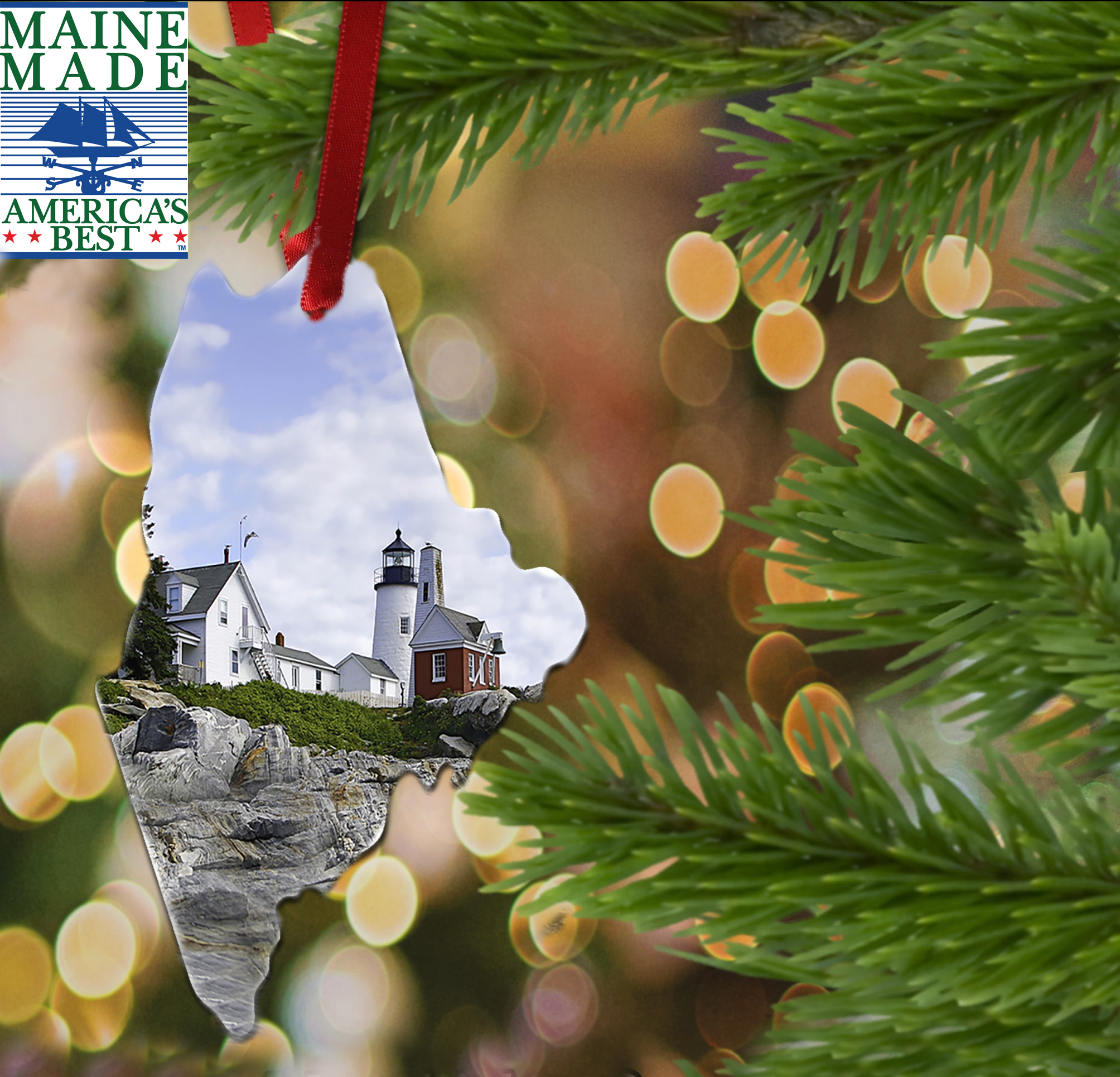 Lighthouse Ornament, Keychain, Magnet